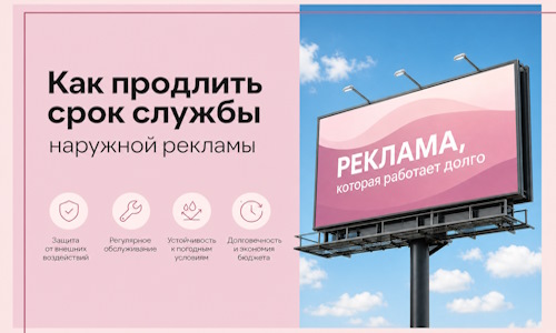 Как продлить срок службы наружной рекламы в Великих Луке